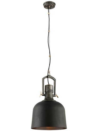 Hangar 15 inch Pendant in Old Silver.